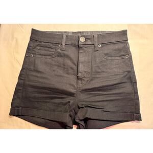 American Eagle Black Next Level Stetch Shorts Size 6